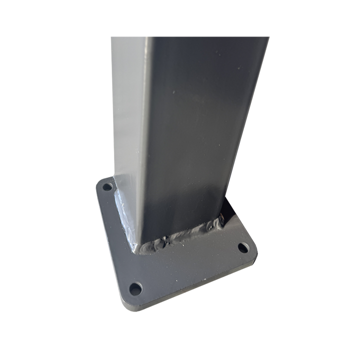 Heavy Duty 100x100x2000mm Flange Posts - Plate Edge Welding