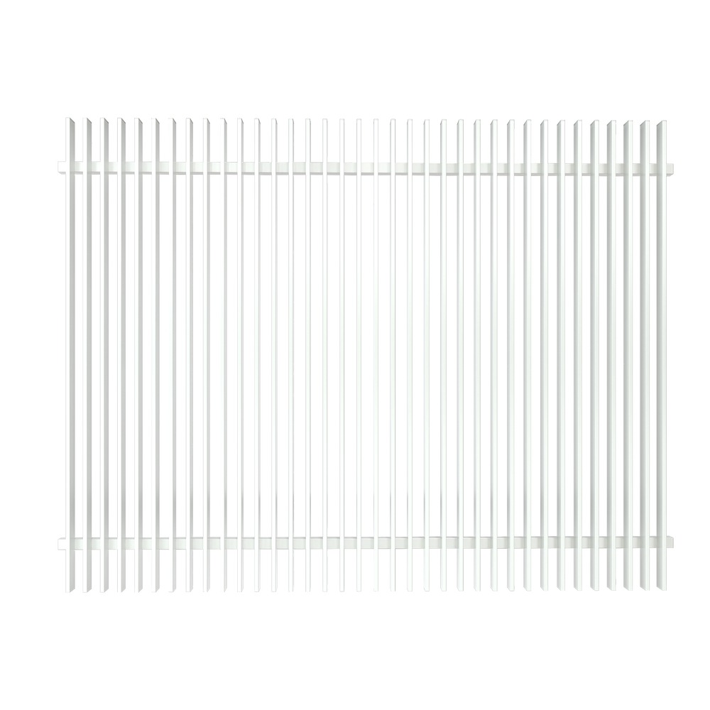 Pre-Welded Aluminium Blade Fence Panel 2389mm wide