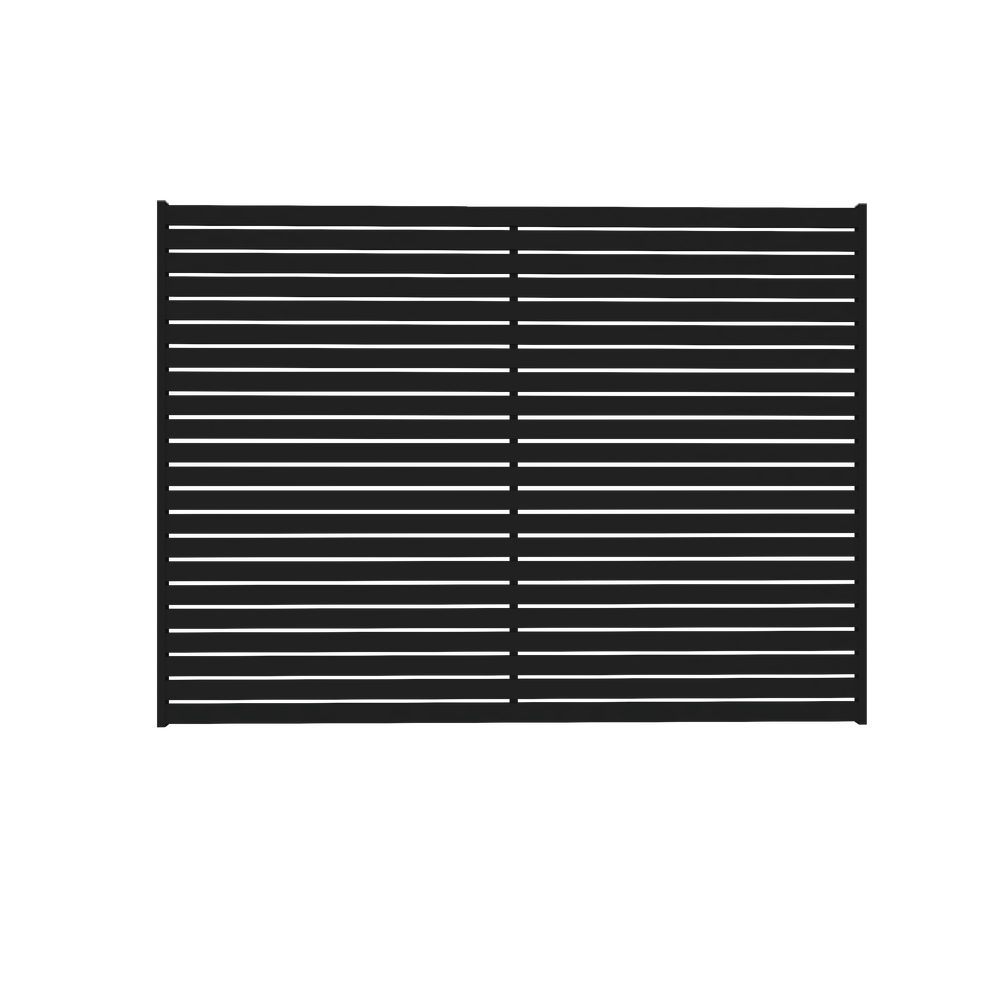 DIY Aluminium Horizontal Slats Fence Panel 1816mm wide