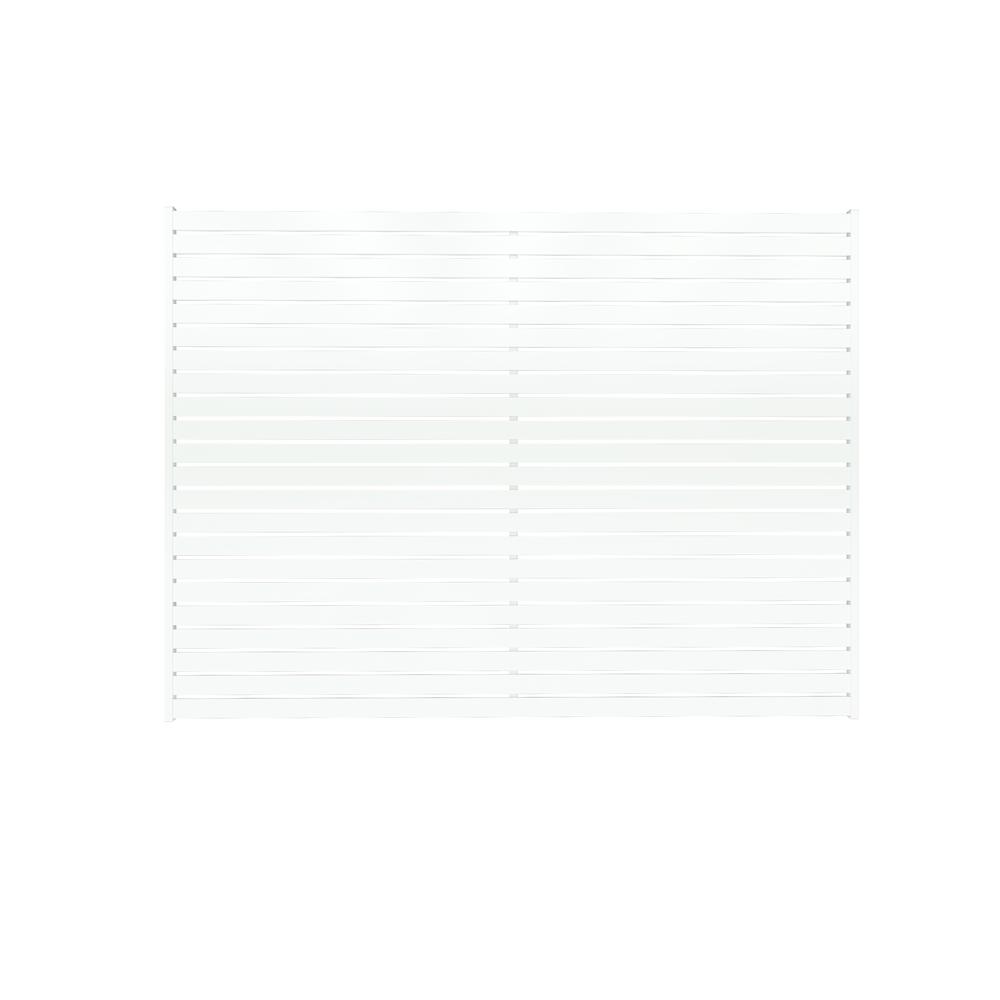 DIY Aluminium Horizontal Slats Fence Panel 1816mm wide
