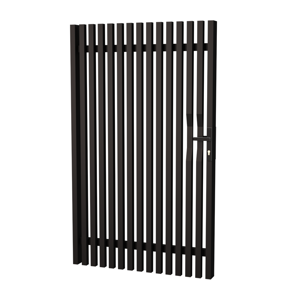 DIY Aluminium 4040 Battens Pedestrian Gate with Lock