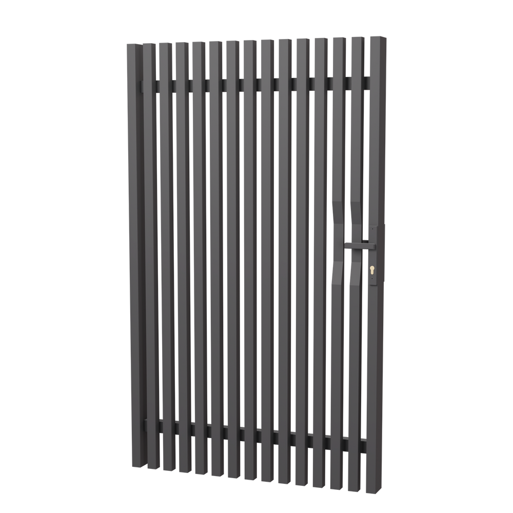 DIY Aluminium 4040 Battens Pedestrian Gate with Lock