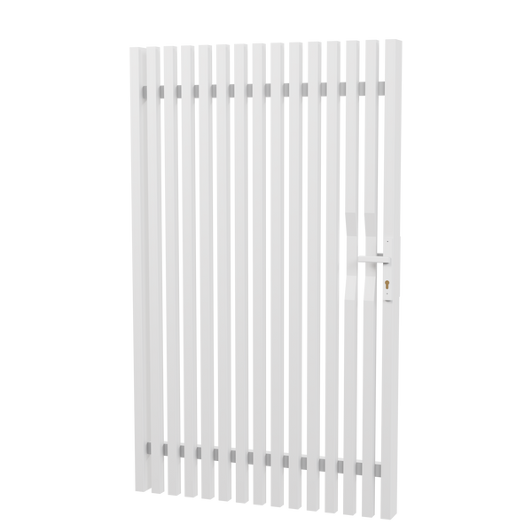DIY Aluminum 4040 Bttens Pedestrian Gate with Lock