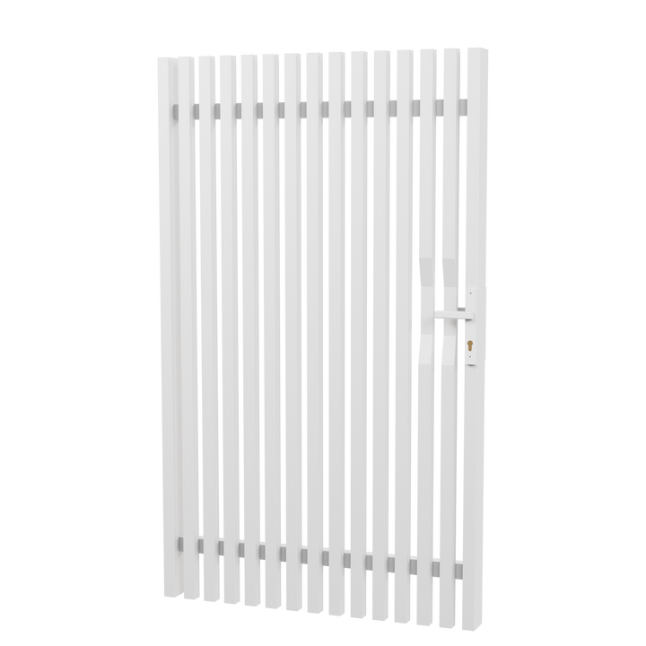 DIY Aluminum 4040 Bttens Pedestrian Gate with Lock