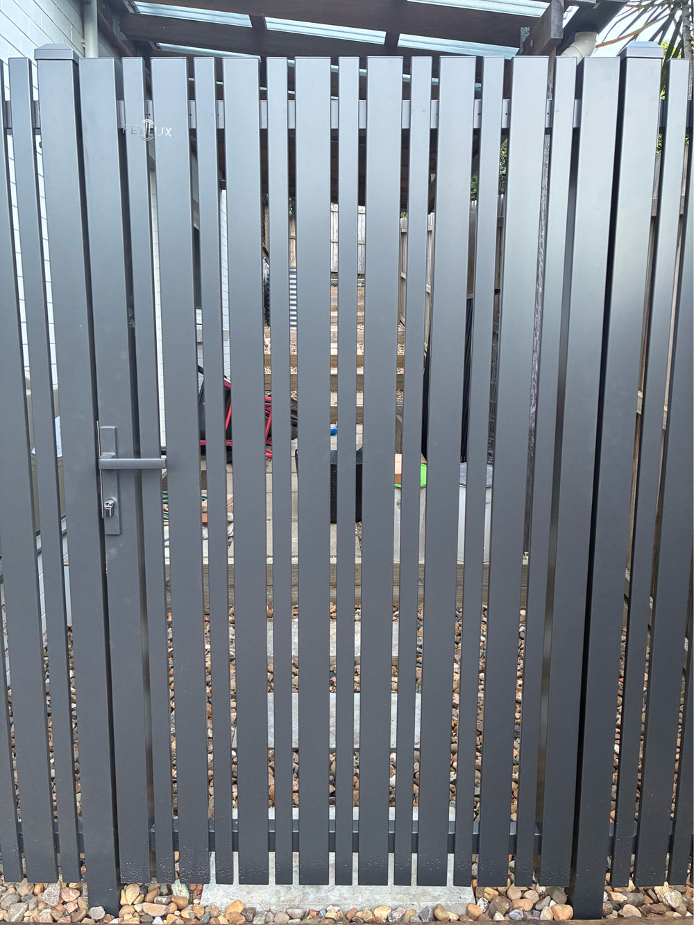 DIY Aluminum Combo Pickets Pedestrian Gate with Lock