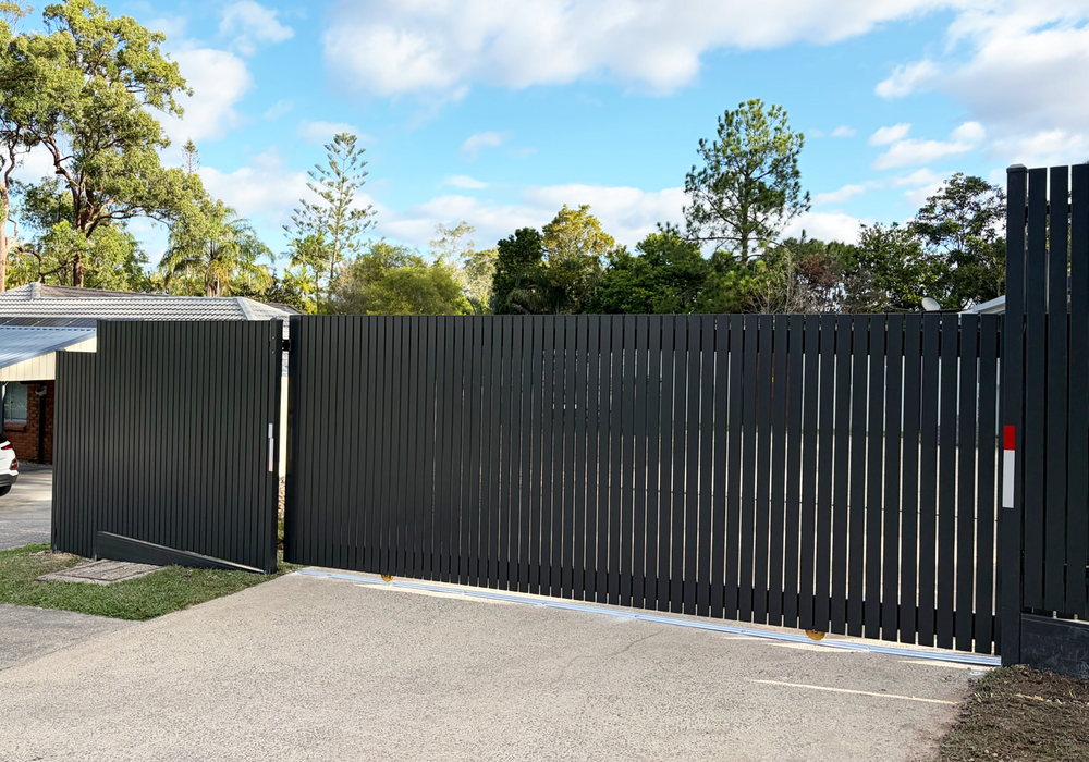 DIY Vertical Pickets Sliding Gate