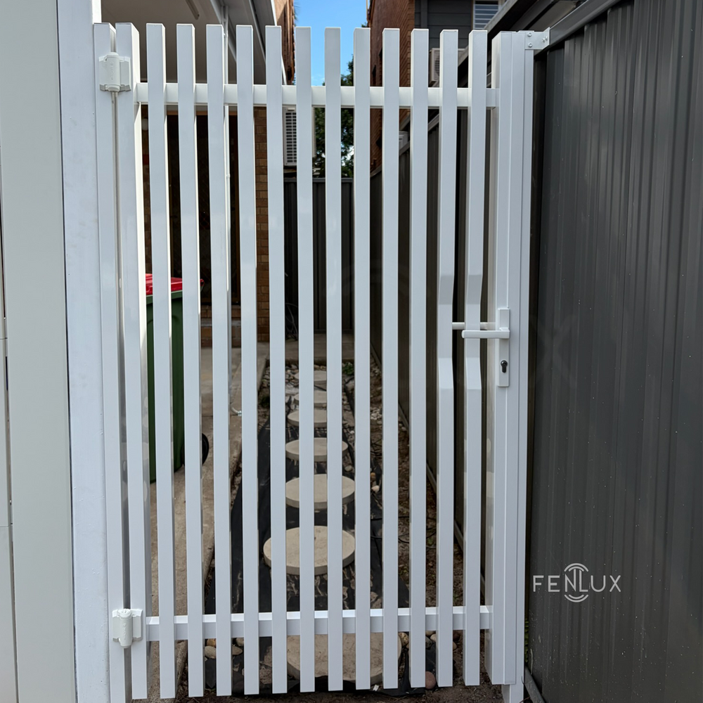 DIY Aluminium 4040 Battens Pedestrian Gate with Lock