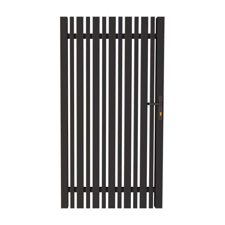 DIY Aluminum Combo Pickets Pedestrian Gate with Lock