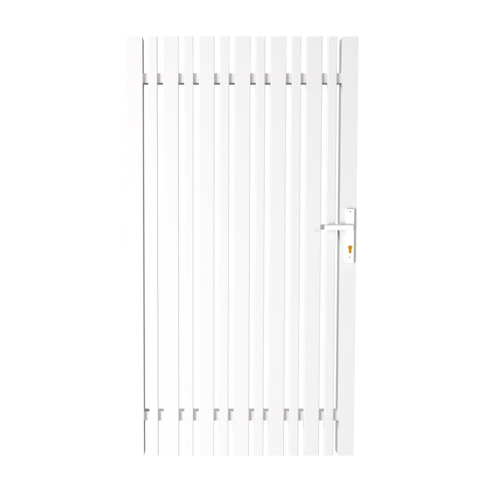DIY Aluminum Combo Pickets Pedestrian Gate with Lock