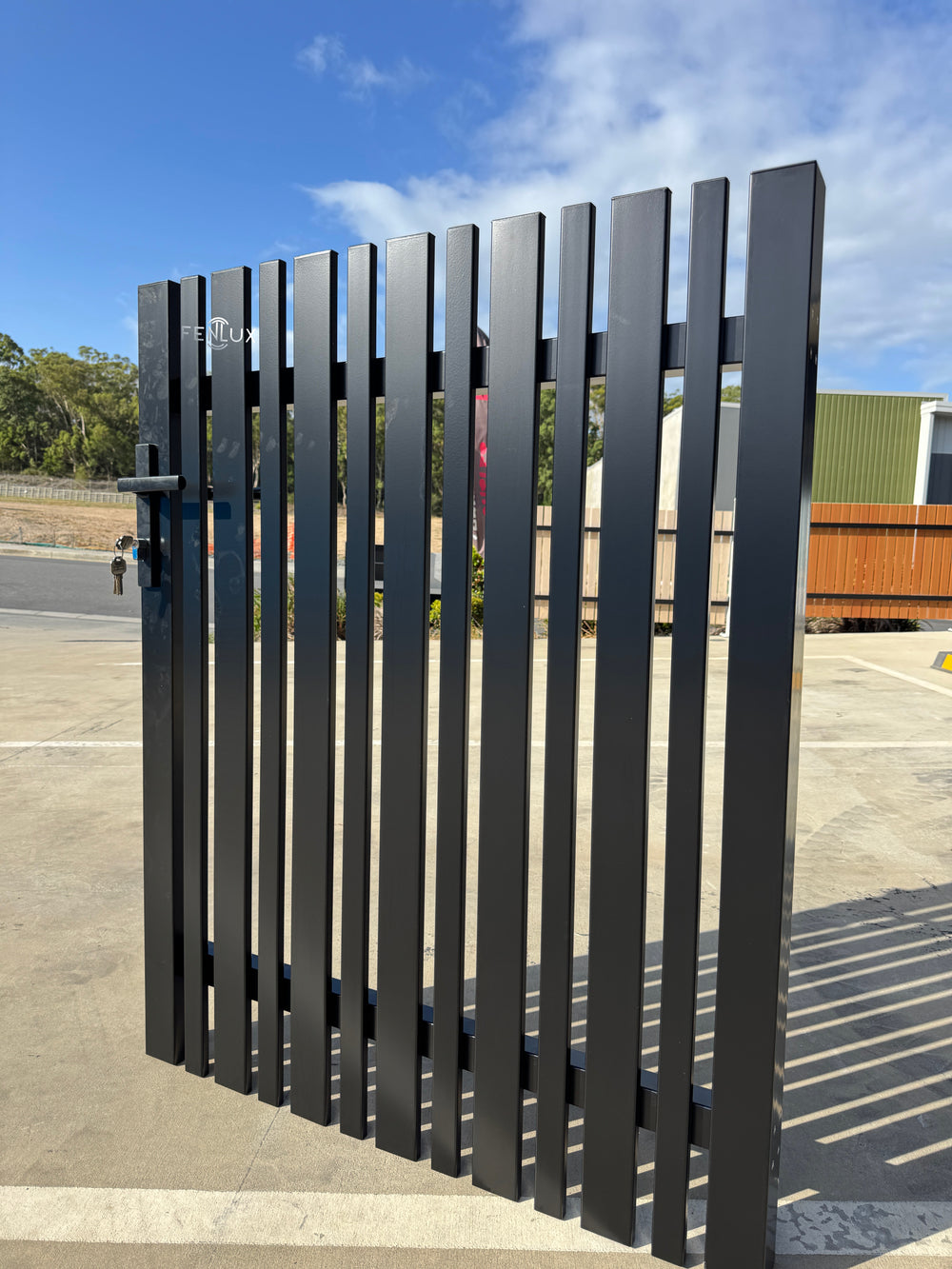 DIY Aluminum Combo Pickets Pedestrian Gate with Lock