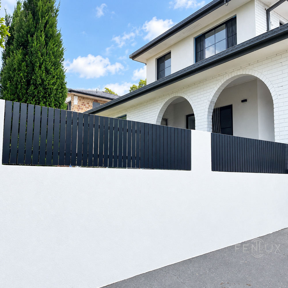 DIY Aluminium Picket Fence Panel 2185mm wide