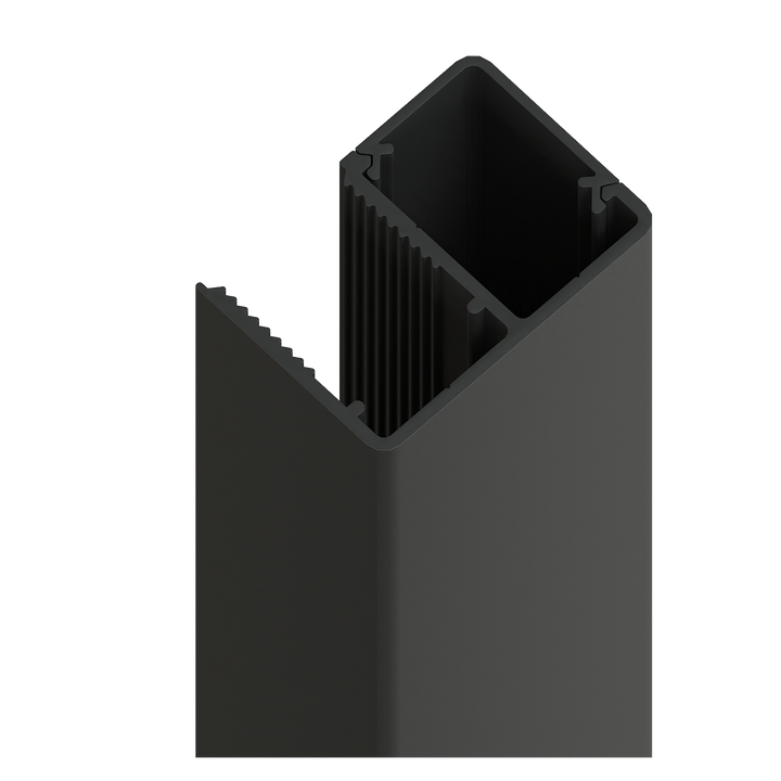 65X16mm Aluminium Slats Side F Channel - 1 Pair