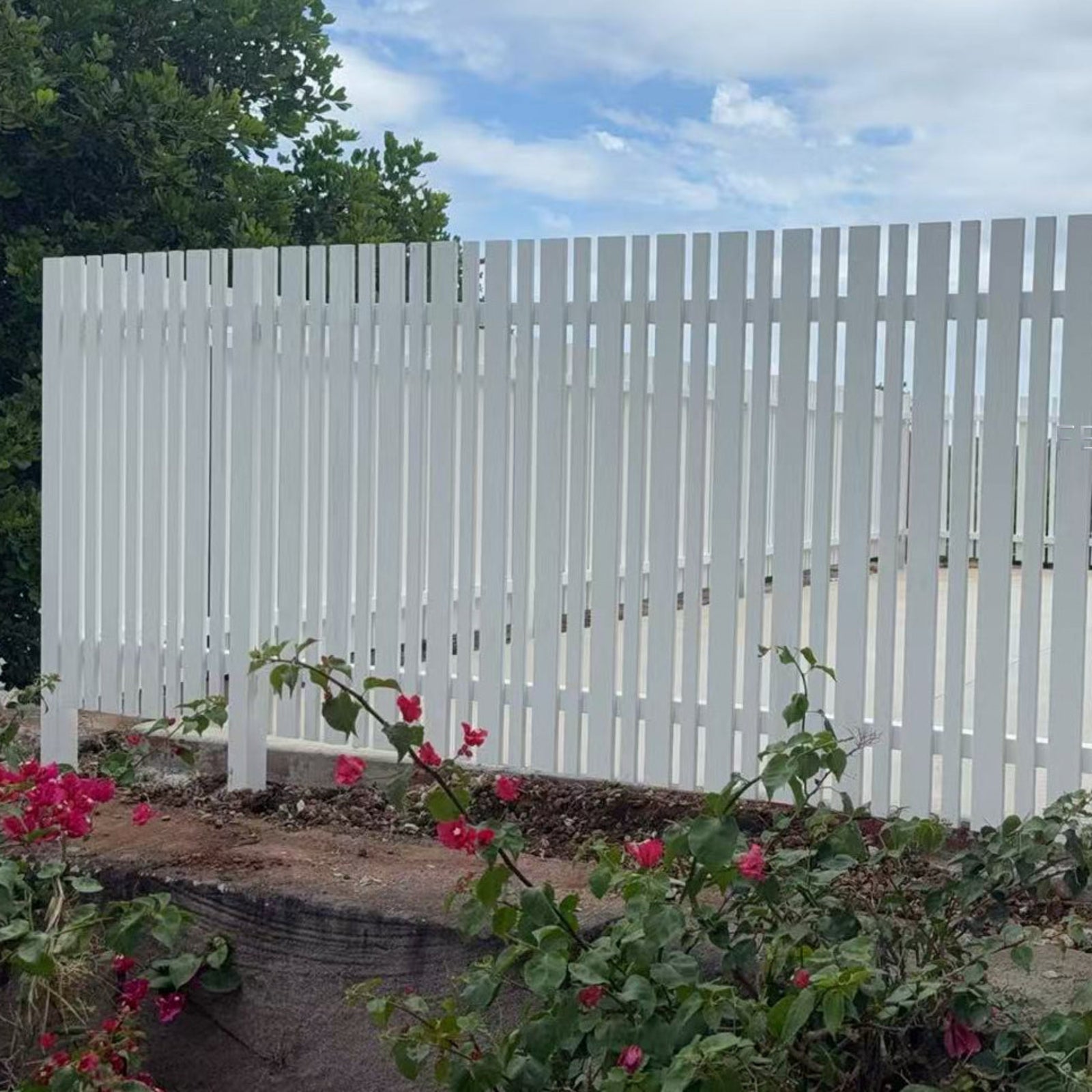 DIY verticla combo pieckt fence panel