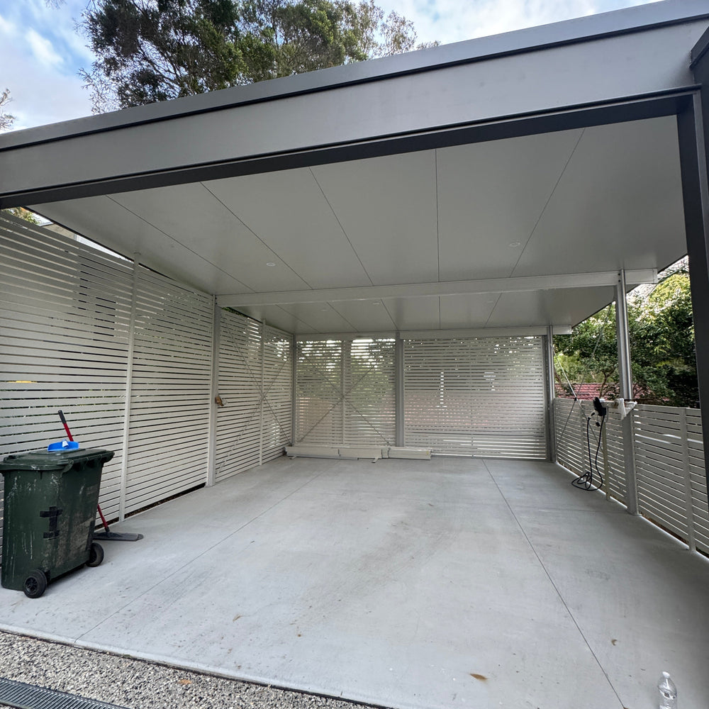 DIY Aluminium Horizontal Slats Fence Panel 1816mm wide