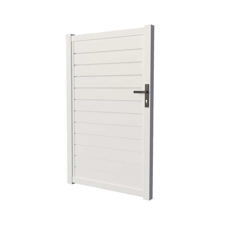 DIY Aluminum Louver Style Pedestrian Gate