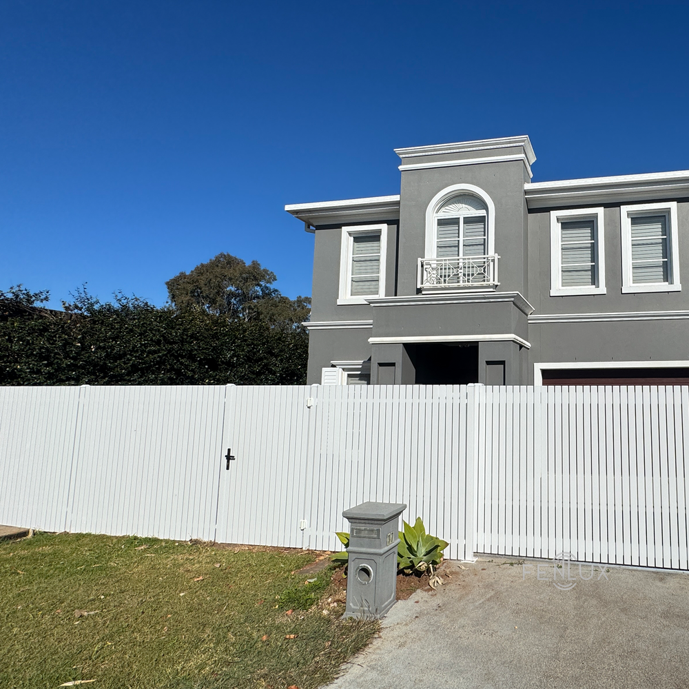 Pre-Welded Aluminium Picket Fence Panel 2185mm wide
