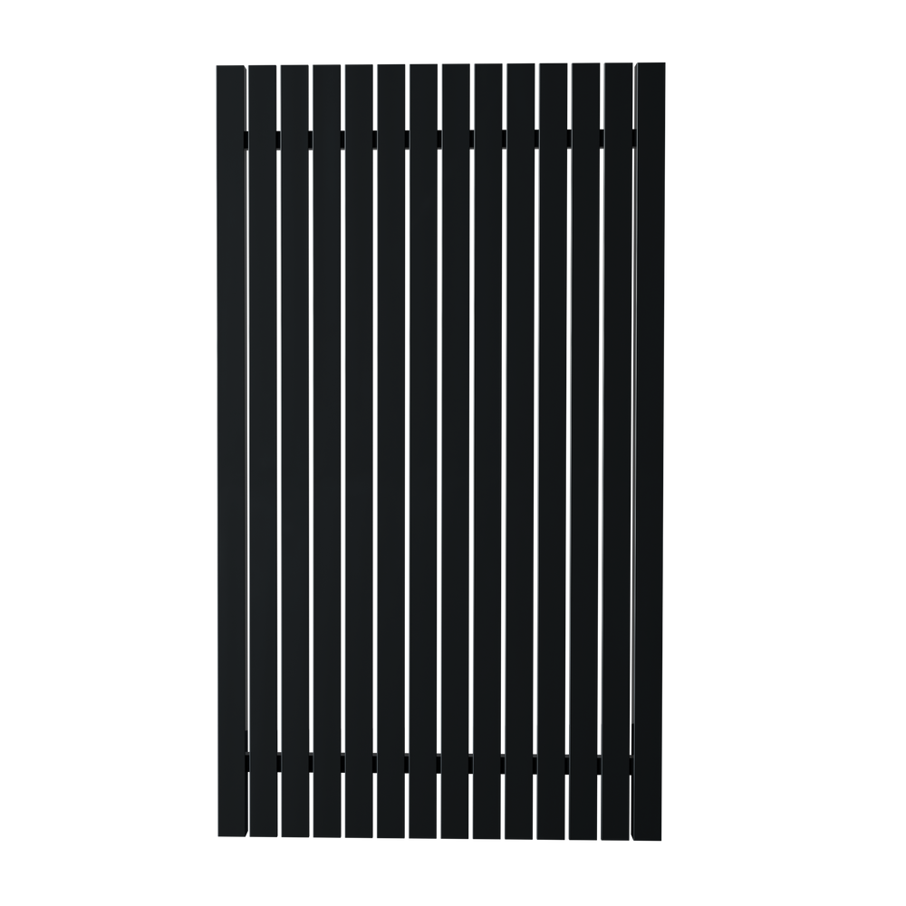 DIY verticDIY aluminium pedestrian gate kit with vertical pickets and no pre-drilled lock holeal picket pedestrian gate