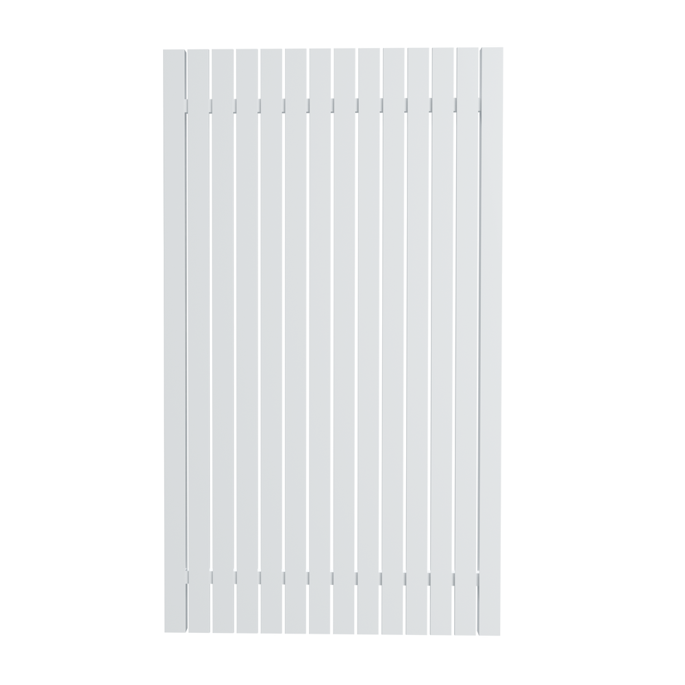 Customisable aluminium picket pedestrian gate for double gate setups