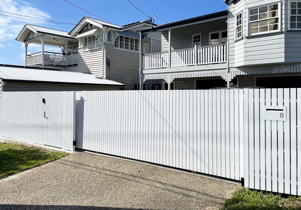 DIY Vertical Pickets Sliding Gate