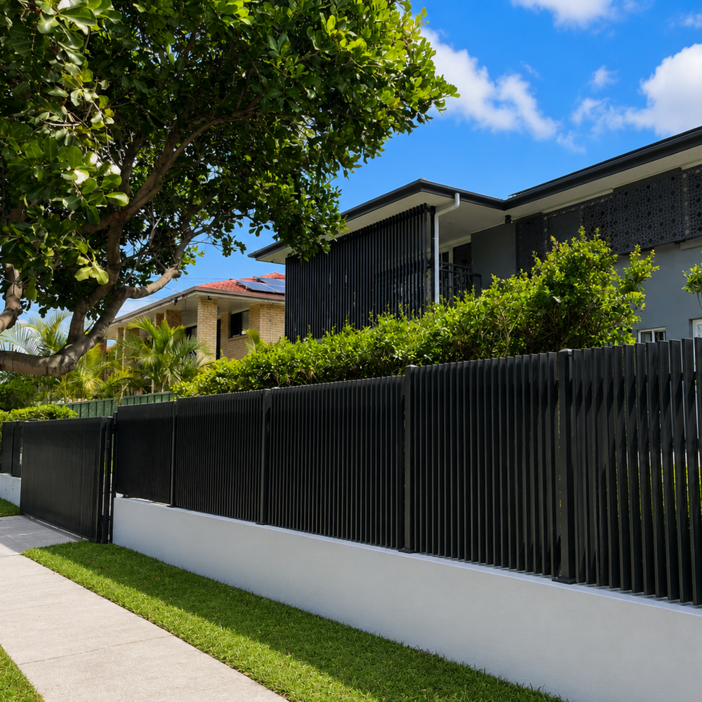 blade fence for luxury house