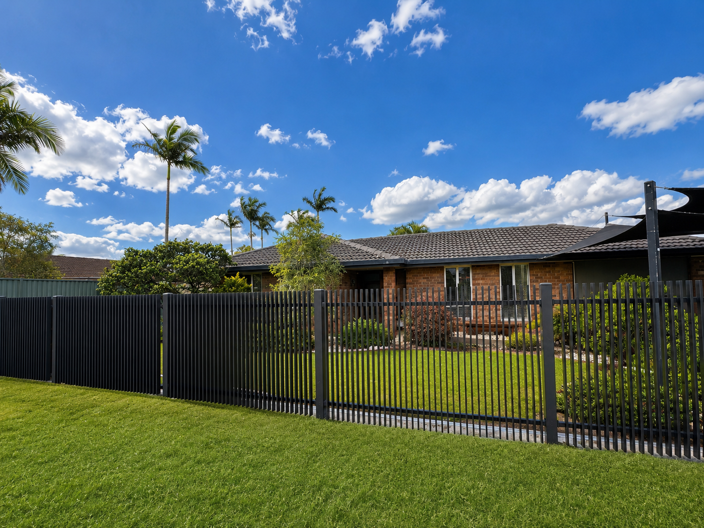 welded blade fence