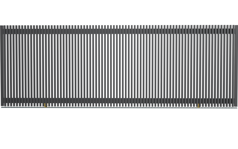 batten sliding gate Grey