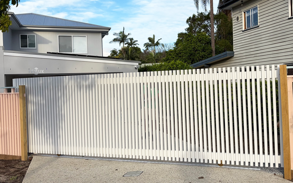 batten sliding gate for front entrance