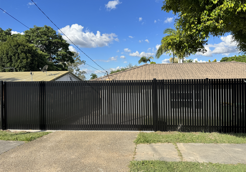 DIY Vertical Pickets Sliding Gate