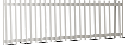 Raked Sliding Gates