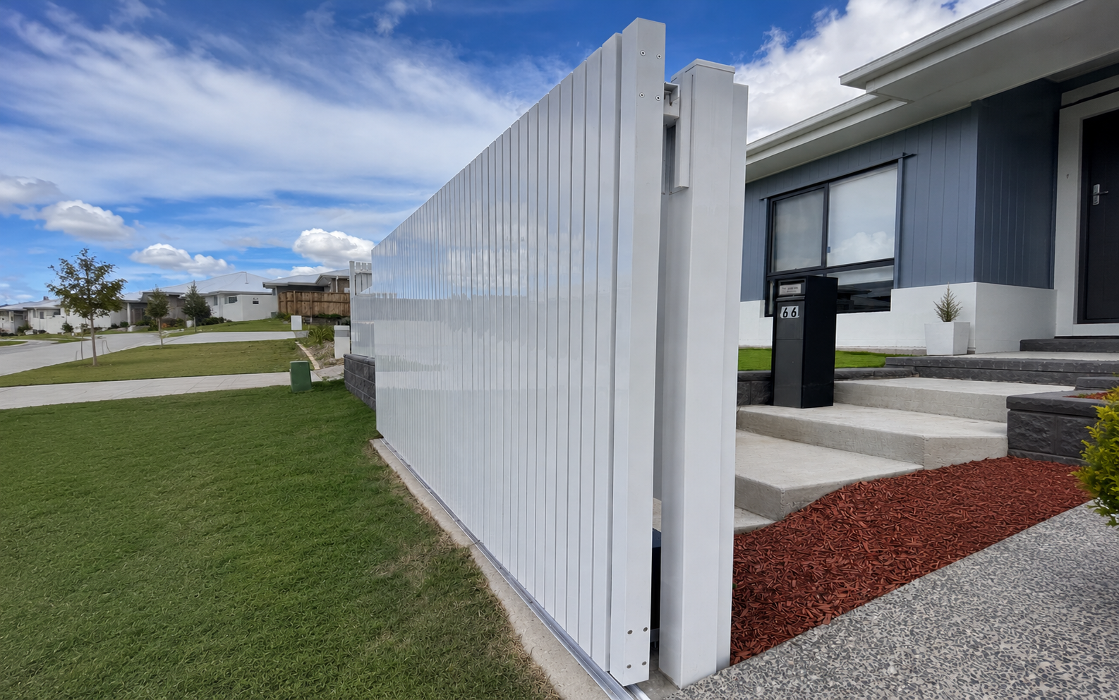 A cleaner entrance, built around your driveway