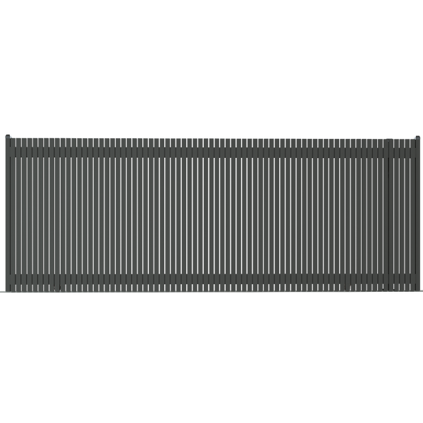 DIY Vertical Pickets Sliding Gate