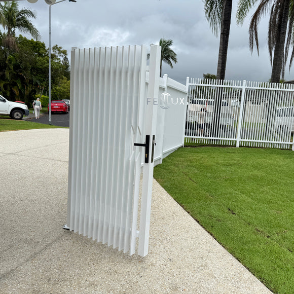 Aluminium Side Gate with Lock | Welded Pedestrian Gate Australia ...